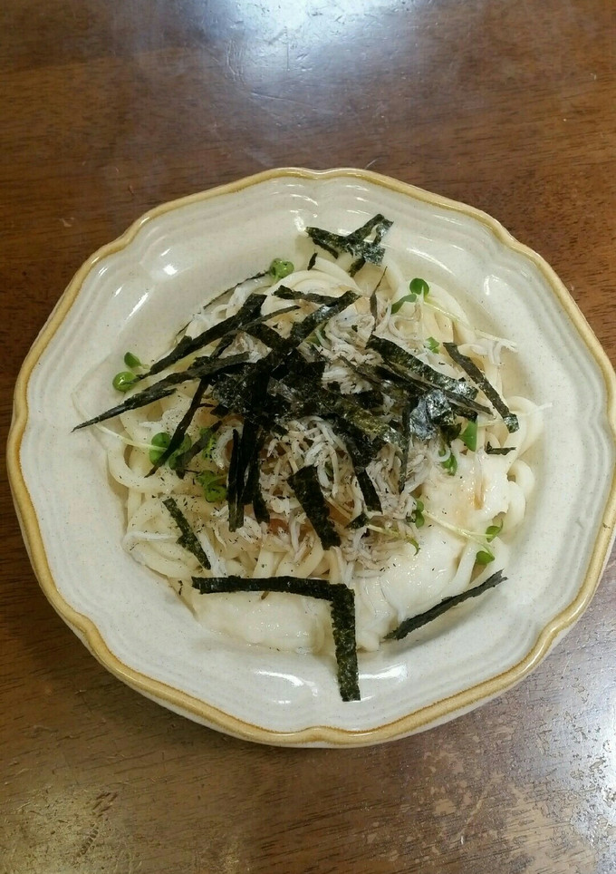 さっぱりとろとろしらすうどん-レシピのメイン写真