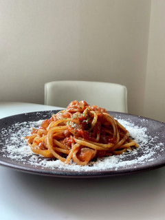 ぱすた日記/ついでのトマトソースパスタ-レシピのメイン写真