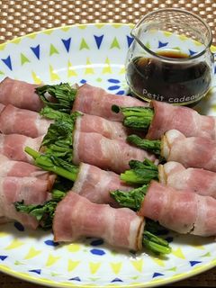 春菊のベーコン巻き-レシピのメイン写真