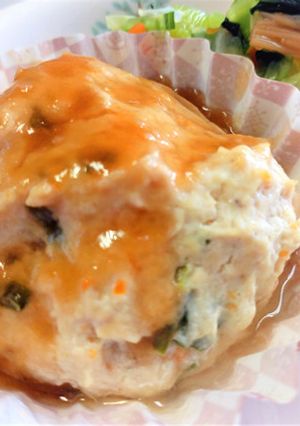 【保育園給食】ふわふわつくね-レシピのメイン写真