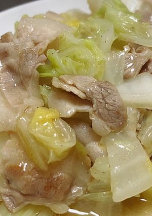 ごま油香る！豚バラ白菜-レシピのメイン写真