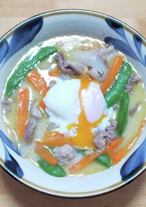 豚こま肉とアーモンドミルクのスープ-レシピのメイン写真