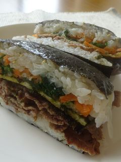 折りたたみ焼肉キンパ-レシピのメイン写真