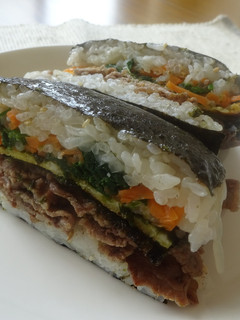 折りたたみ焼肉キンパ-レシピのメイン写真