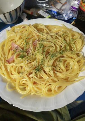 牛乳生クリーム不使用伊式本場カルボナーラ-レシピのメイン写真