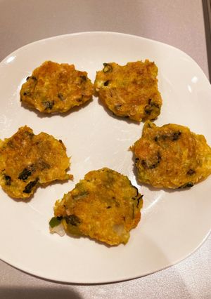 手づかみ離乳食☆お豆腐でタンパク質バーグ-レシピのメイン写真
