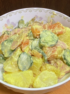 皮ごと新ジャガのポテトサラダ・カレー風味-レシピのメイン写真