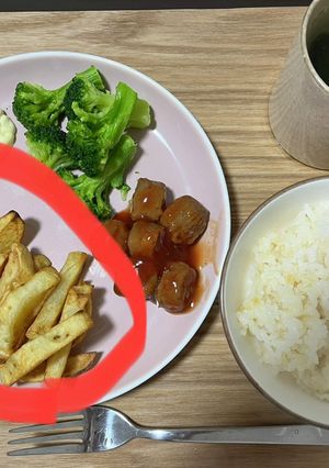 簡単すぎるフライドポテト-レシピのメイン写真