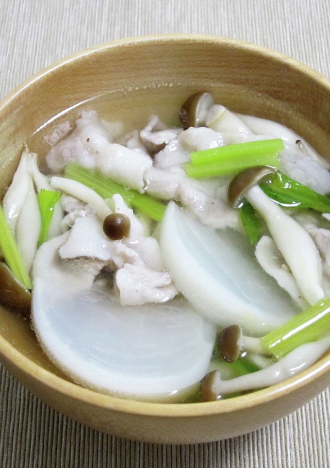 蕪と豚肉の和風スープ-レシピのメイン写真