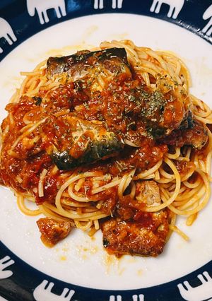 イワシとトマトのパスタ-レシピのメイン写真