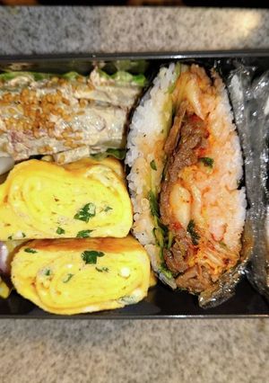 プルコギビーフおにぎらず　弁当-レシピのメイン写真