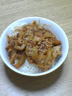 ぱぱっと洋風豚丼-レシピのメイン写真