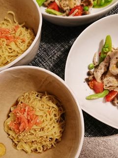 冷やし中華豚しゃぶサラダ-レシピのメイン写真