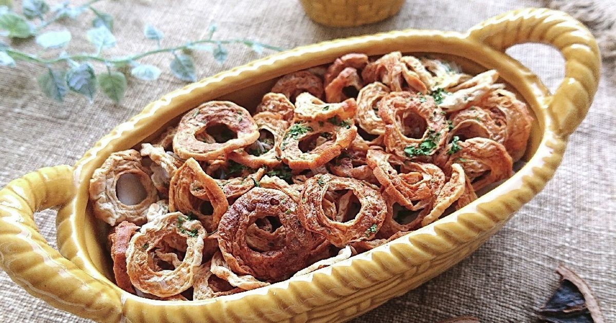 レンジで2～4分サクサクちくわチップス by おなかがぺこりん