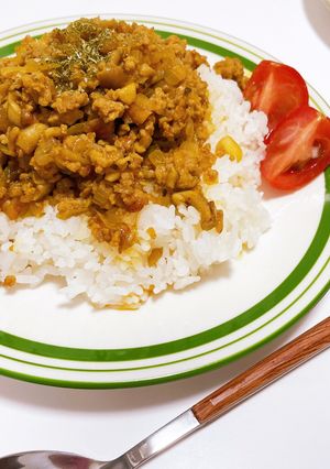 しめじのキーマカレー-レシピのメイン写真