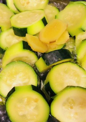 ズッキーニの生姜煮　ダイエット中のおかず-レシピのメイン写真
