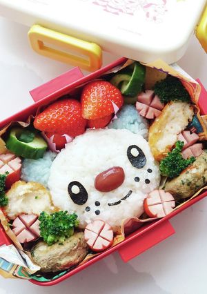 ポケモン ミジュマルのキャラ弁♡-レシピのメイン写真