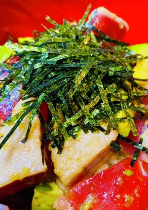 シチリア風炙りアヒポキ丼-レシピのメイン写真