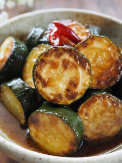 冷やしてもおいしい!ズッキーニの煮物-レシピのメイン写真