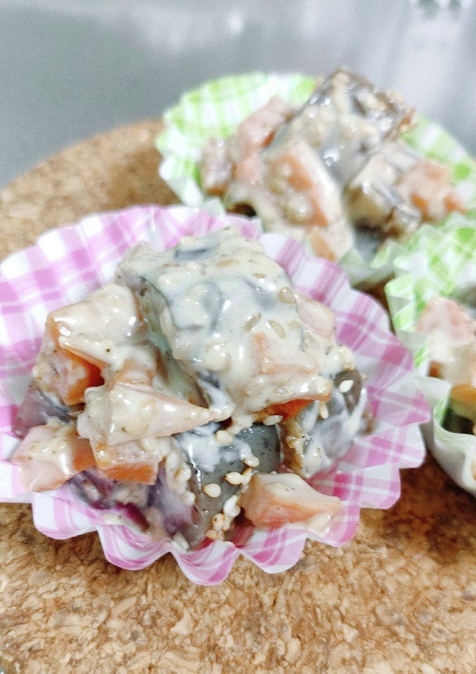 こんにゃくと人参のマヨあえ煮☆お弁当に！-レシピのメイン写真