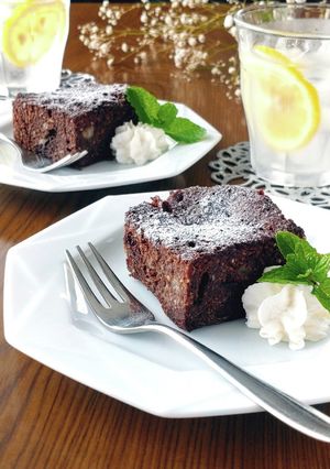 レンジで簡単☆オートミールのチョコケーキ-レシピのメイン写真