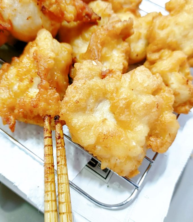 鶏むね肉で作る【チキンフリッター】-レシピのメイン写真