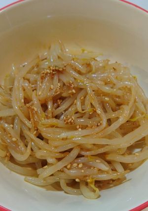 簡単！美味♪もやしの旨辛ごまナムル♪-レシピのメイン写真