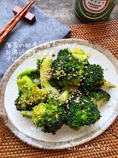 海苔の佃煮と柚子胡椒でブロッコリーサラダ-レシピのメイン写真