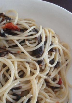 生海苔とモツァレラのトマトパスタ-レシピのメイン写真