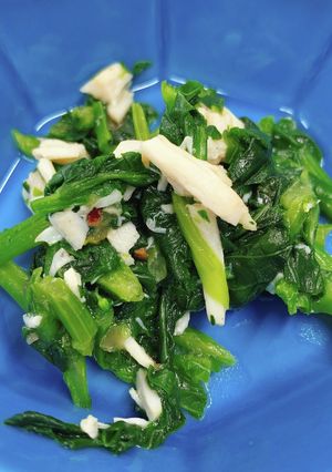 【病院】帆立となのはなのあえもの【給食】-レシピのメイン写真