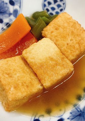 【病院】厚あげ含め煮【給食】-レシピのメイン写真
