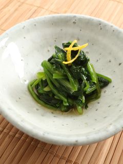 ほうれん草のお浸し-レシピのメイン写真