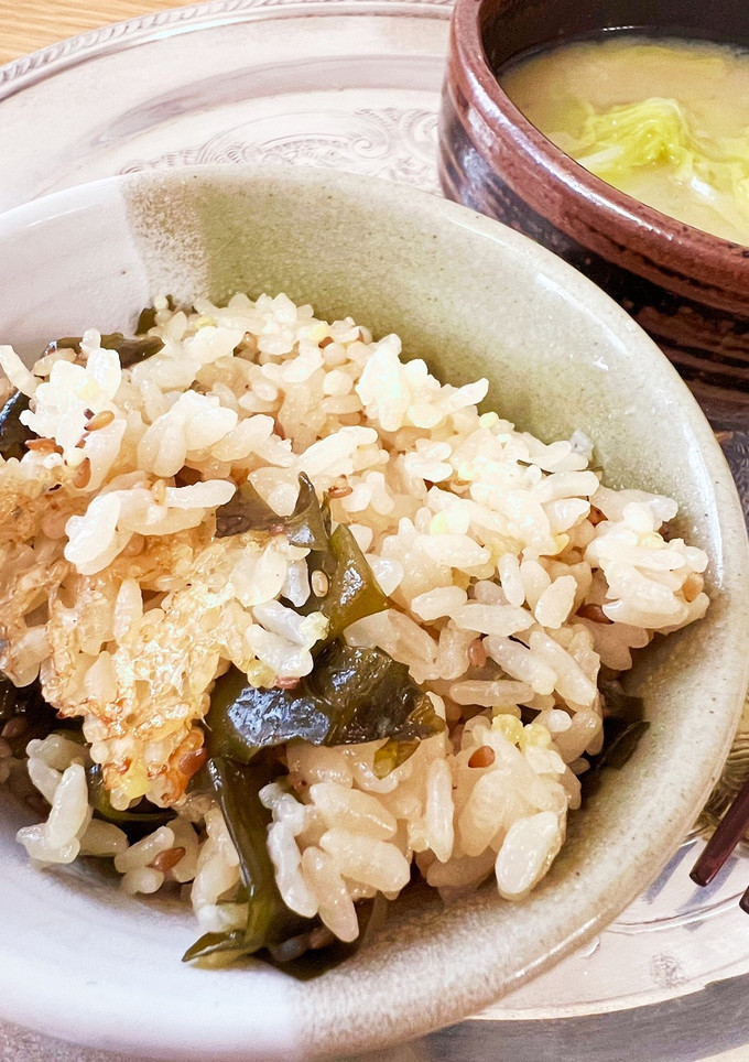 簡単！ベジ！わかめごはん-レシピのメイン写真