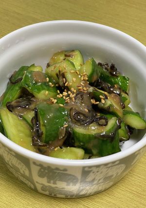 梅肉と塩昆布のキュウリあえ-レシピのメイン写真