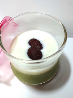 ♬マロングラッセ抹茶&ミルクゼリー♬-レシピのメイン写真