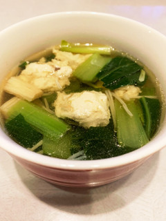 小松菜と鶏ひき肉の鶏だんご汁-レシピのメイン写真