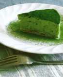 【リメイク】お米と抹茶のババロアケーキ