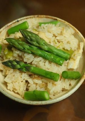 アスパラご飯-レシピのメイン写真