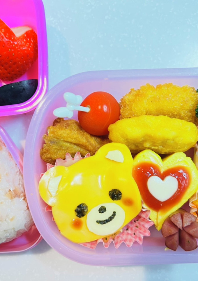 簡単キャラ弁　くまさん弁当-レシピのメイン写真