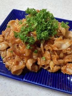 簡単☆ポークチャップ ハヤシライス風味-レシピのメイン写真