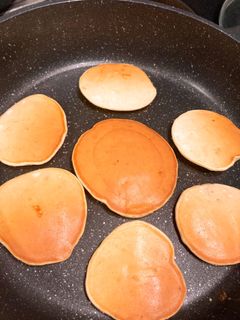 もちふわパンケーキ 手づかみ離乳食にも!-レシピのメイン写真