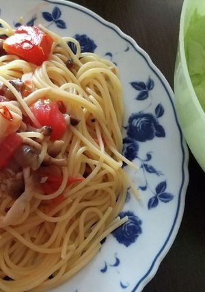 トマトのペペロンチーノパスタ-レシピのメイン写真