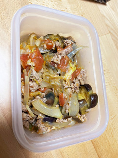 生トマトで作るナスのパスタソース-レシピのメイン写真