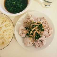 塩麹薬味のしっとり冷豚しゃぶ-レシピのメイン写真