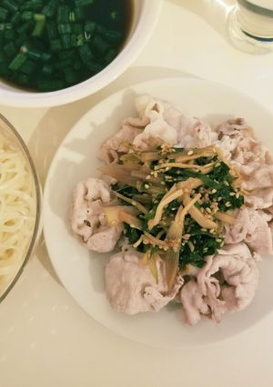 塩麹薬味のしっとり冷豚しゃぶ-レシピのメイン写真