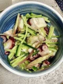 茹でタコとみょうがの小鉢-レシピのメイン写真