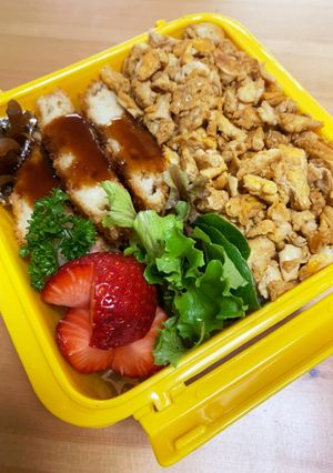 のり段々炒り玉子弁当-レシピのメイン写真