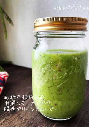 甘酒とヨーグルトで腸活スムージー-レシピのメイン写真