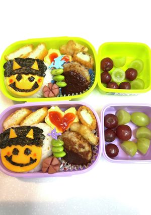簡単キャラ弁　節分　おに弁当-レシピのメイン写真