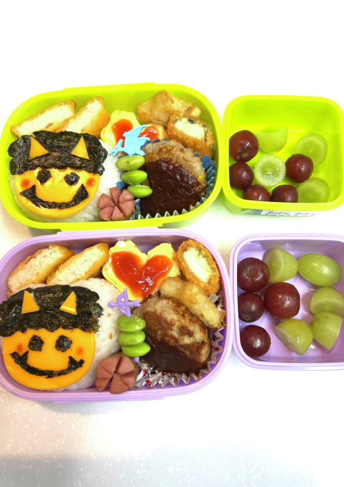 簡単キャラ弁　節分　おに弁当-レシピのメイン写真